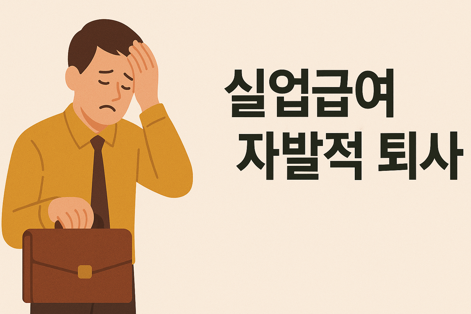 자발적 퇴사, 실업급여 신청 방법 A to Z 설명하는 썸네일 이미지