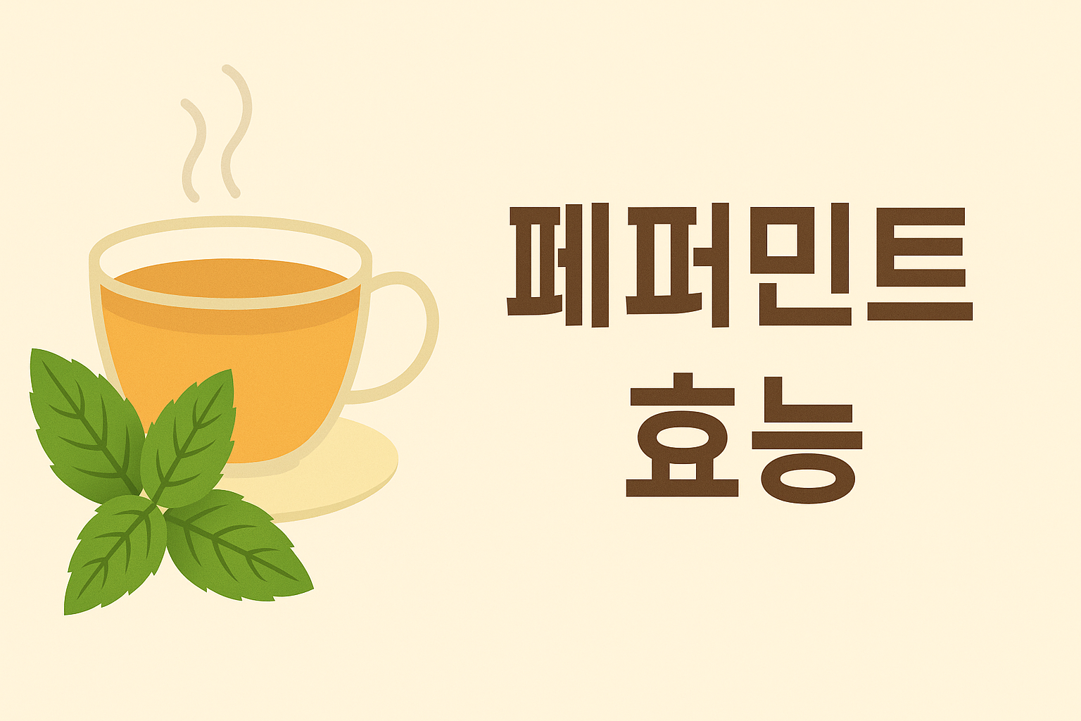 페퍼민트 효능