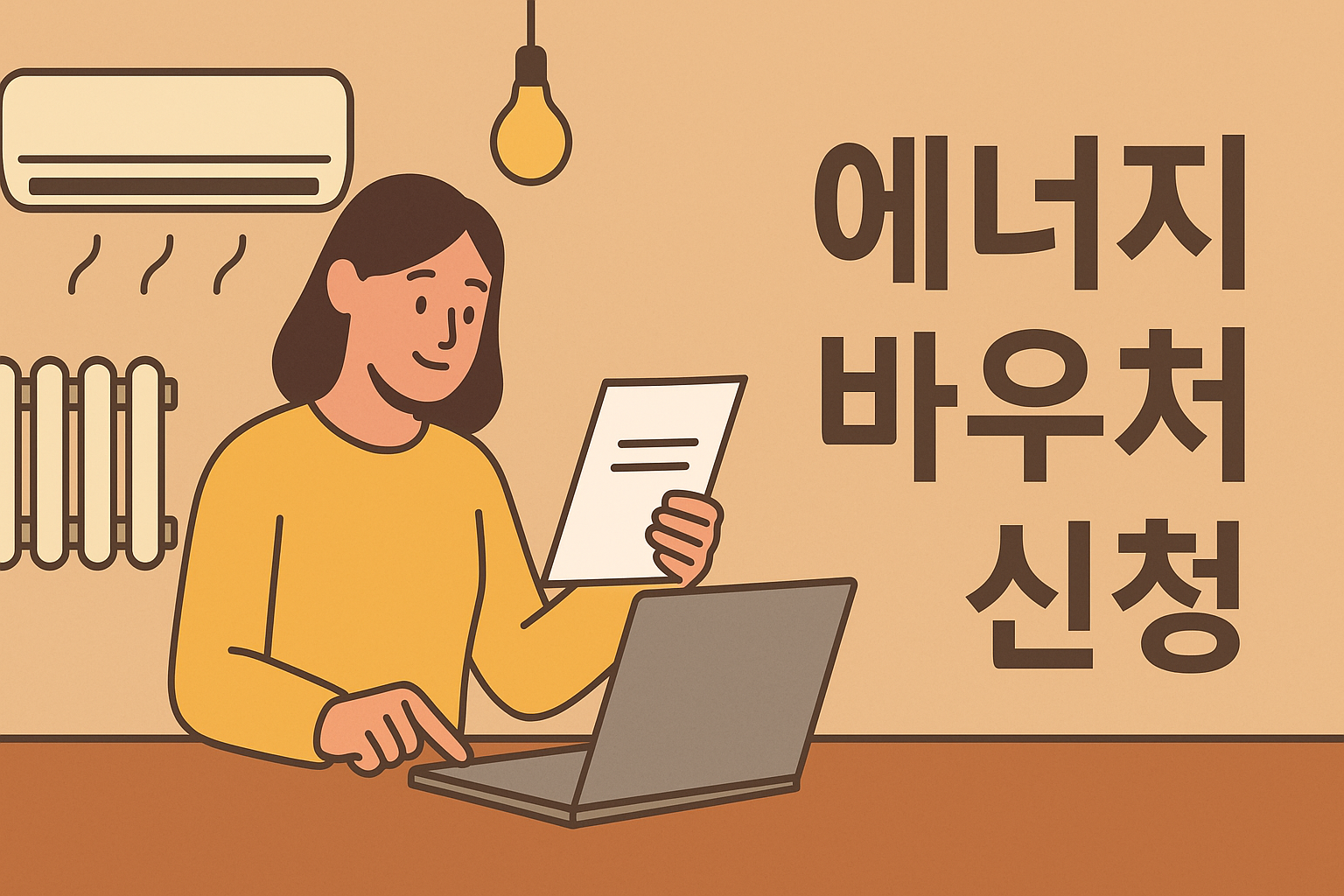 에너지 바우처 신청 전 꼭 알아야 할 조건 설명하는 썸네일 이미지