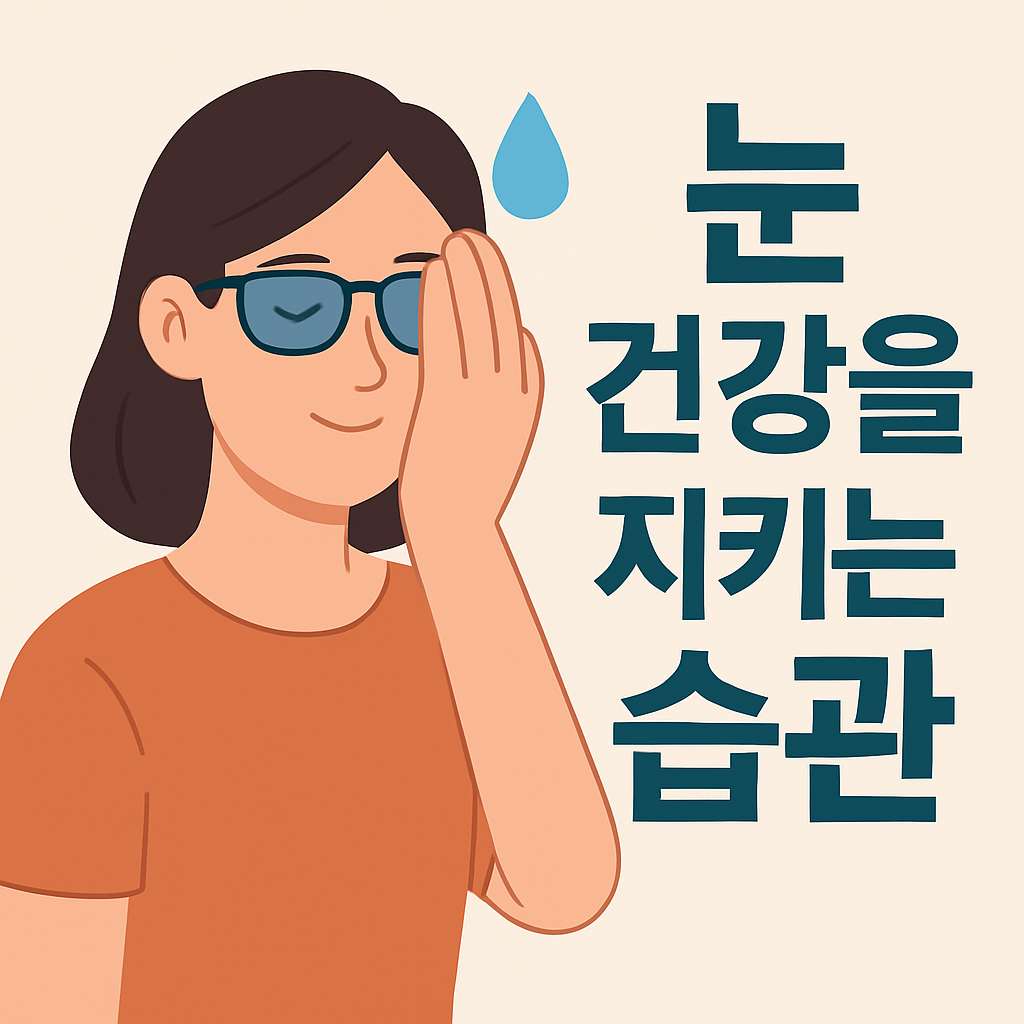 눈 건강을 지키는 습관, 안구 건조증 예방부터! 설명하는 썸네일 이미지