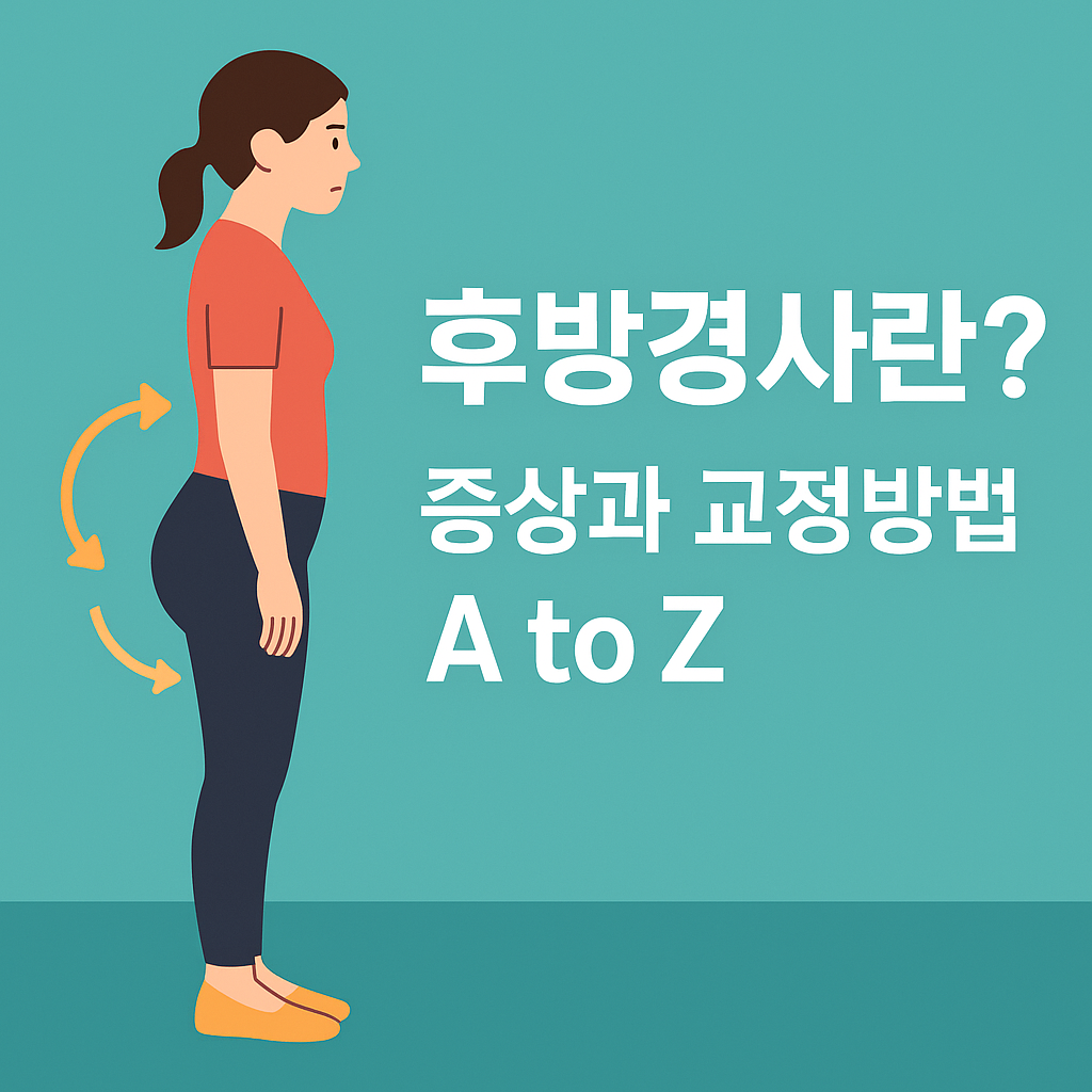 후방경사란? 증상과 교정방법 A to Z 설명하는 썸네일 이미지