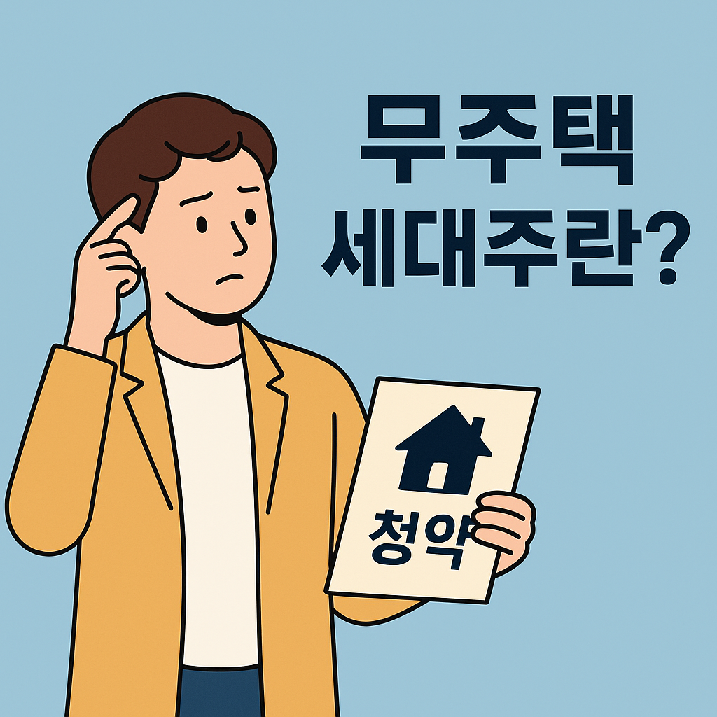 무주택 세대주란? 정확한 정의부터 청약 혜택까지 완벽 정리 설명하는 썸네일 이미지