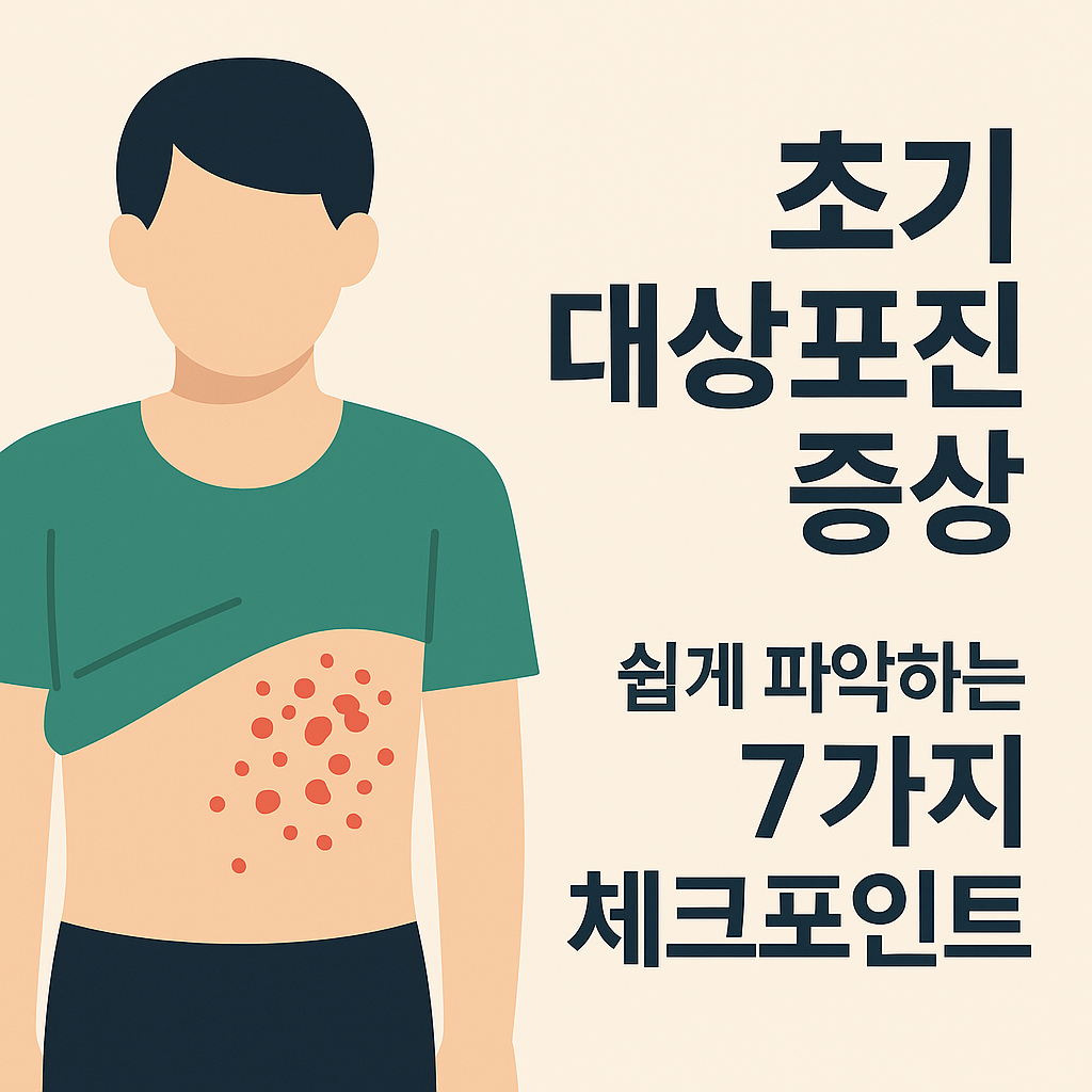 초기 대상포진 증상 쉽게 파악하는 7가지 체크포인트 설명하는 썸네일 이미지