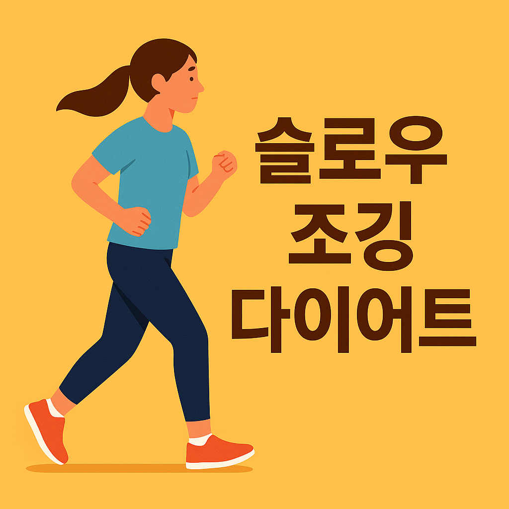 슬로우 조깅 다이어트: 체중 감량을 위한 최고의 운동 루틴 설명하는 썸네일 이미지