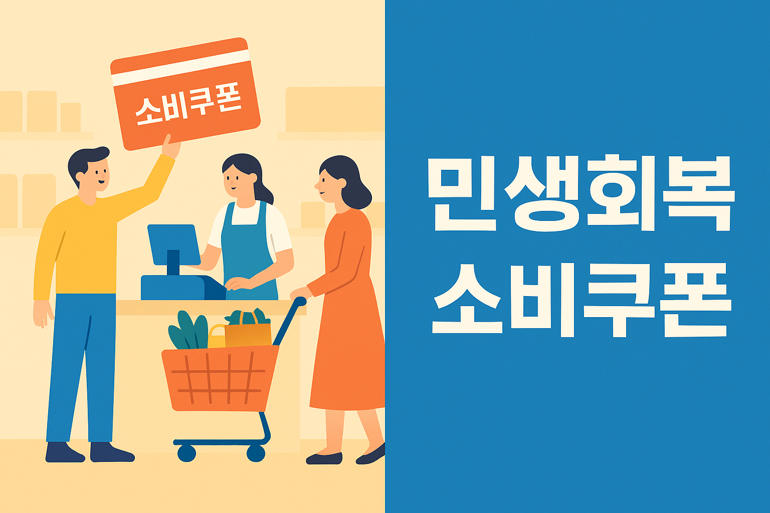 민생회복 소비쿠폰 설명하는 썸네일 이미지