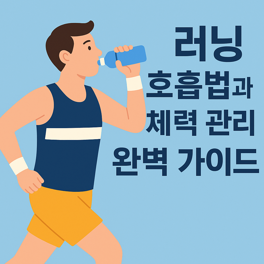 러닝 호흡법과 체력 관리 완벽 가이드 설명하는 썸네일 이미지