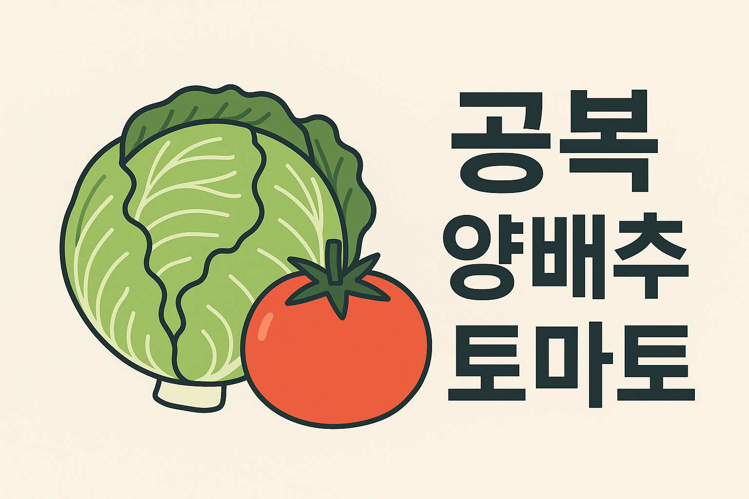 공복 양배추 토마토 효능, 아침에 먹으면 좋은 이유 설명하는 썸네일 이미지