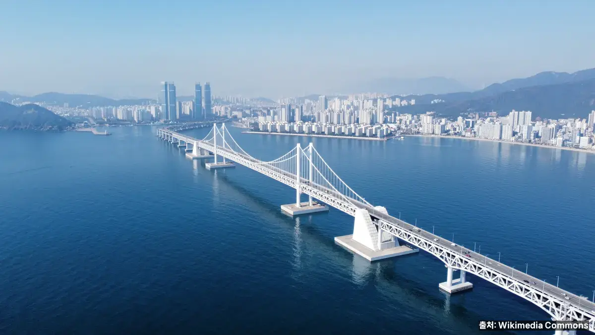 부산 광안대교 야경