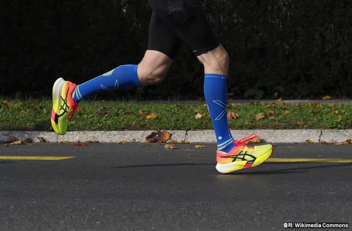 러너의 착지 동작