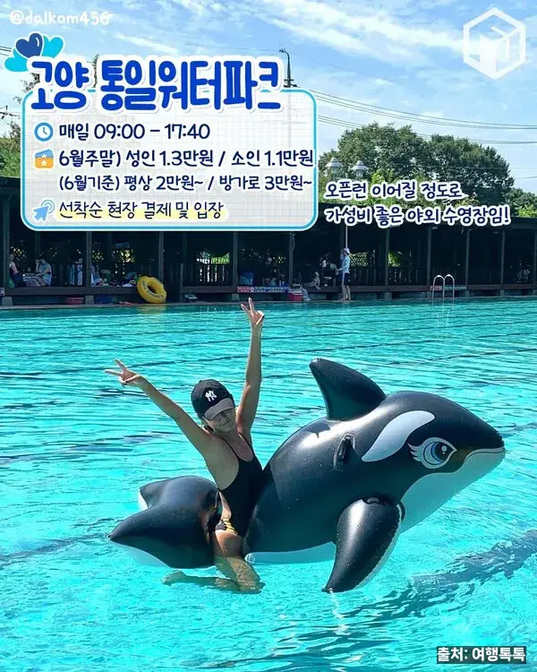 고양 통일워터파크 수영장