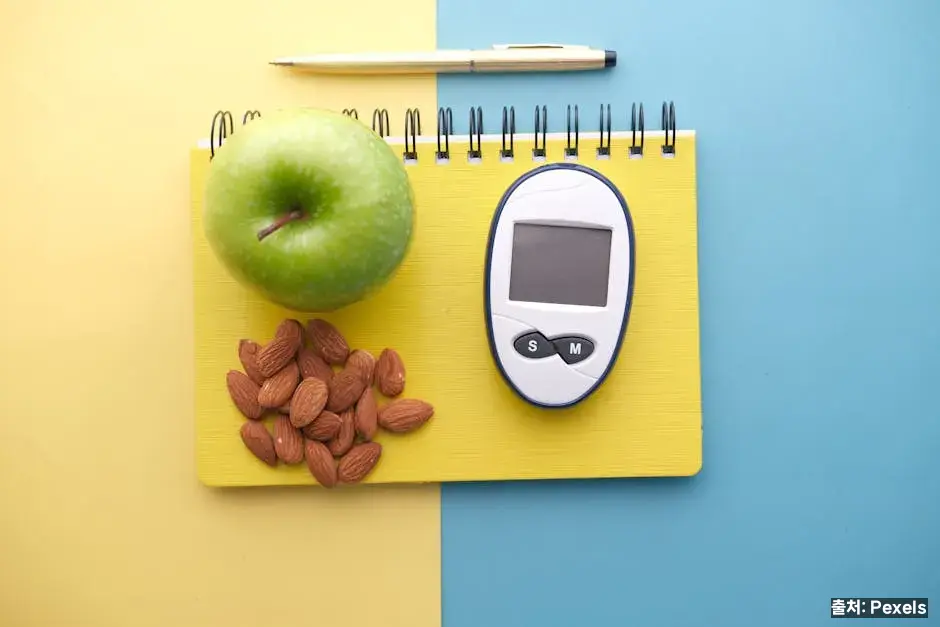 혈당 관리와 다이어트 관련 이미지