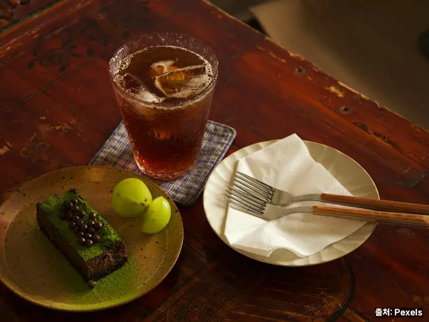 녹차·마늘·다크초콜릿 관련 이미지