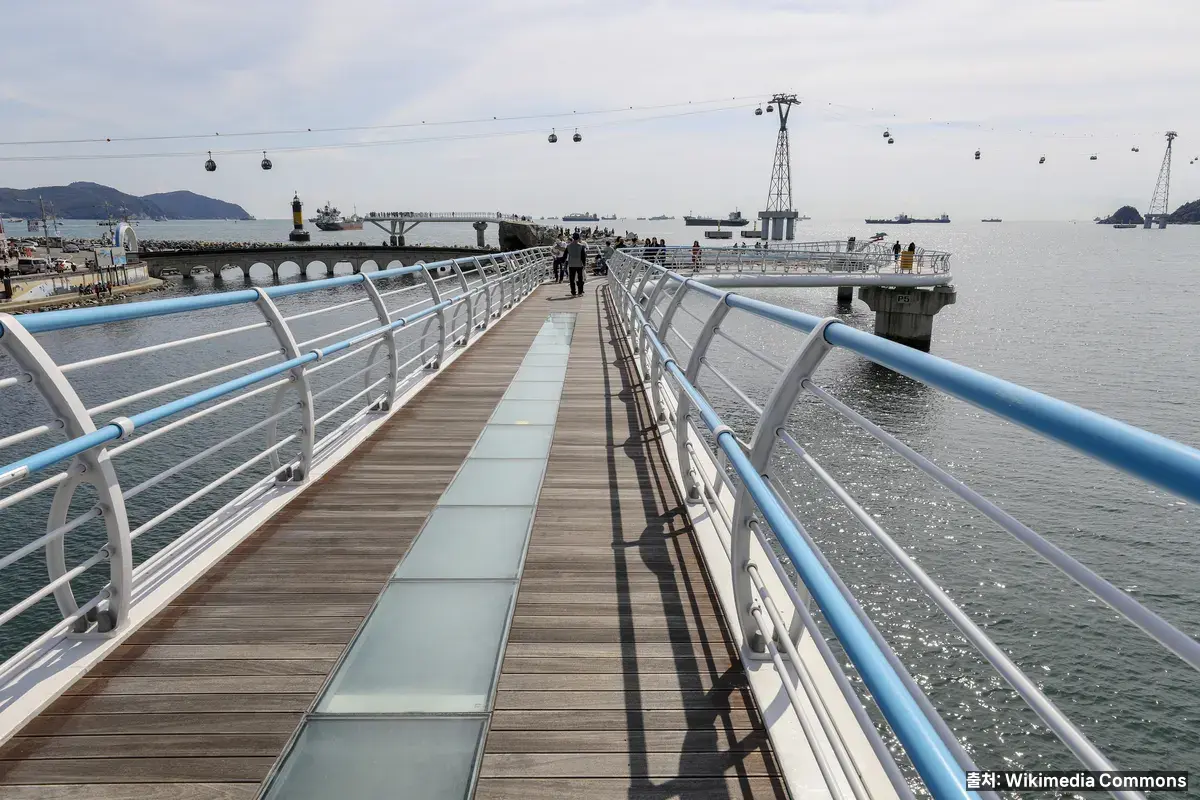 송도 스카이워크와 해상케이블카