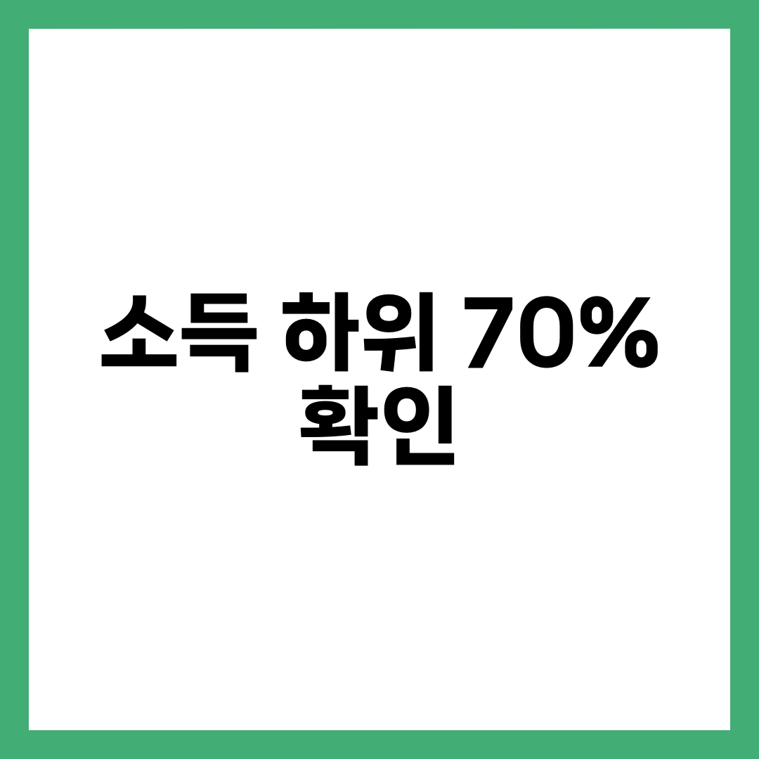 소득 하위 70% 확인 방법 3가지, 복지로·건강보험료·홈택스 실전 가이드 2026 설명하는 썸네일 이미지