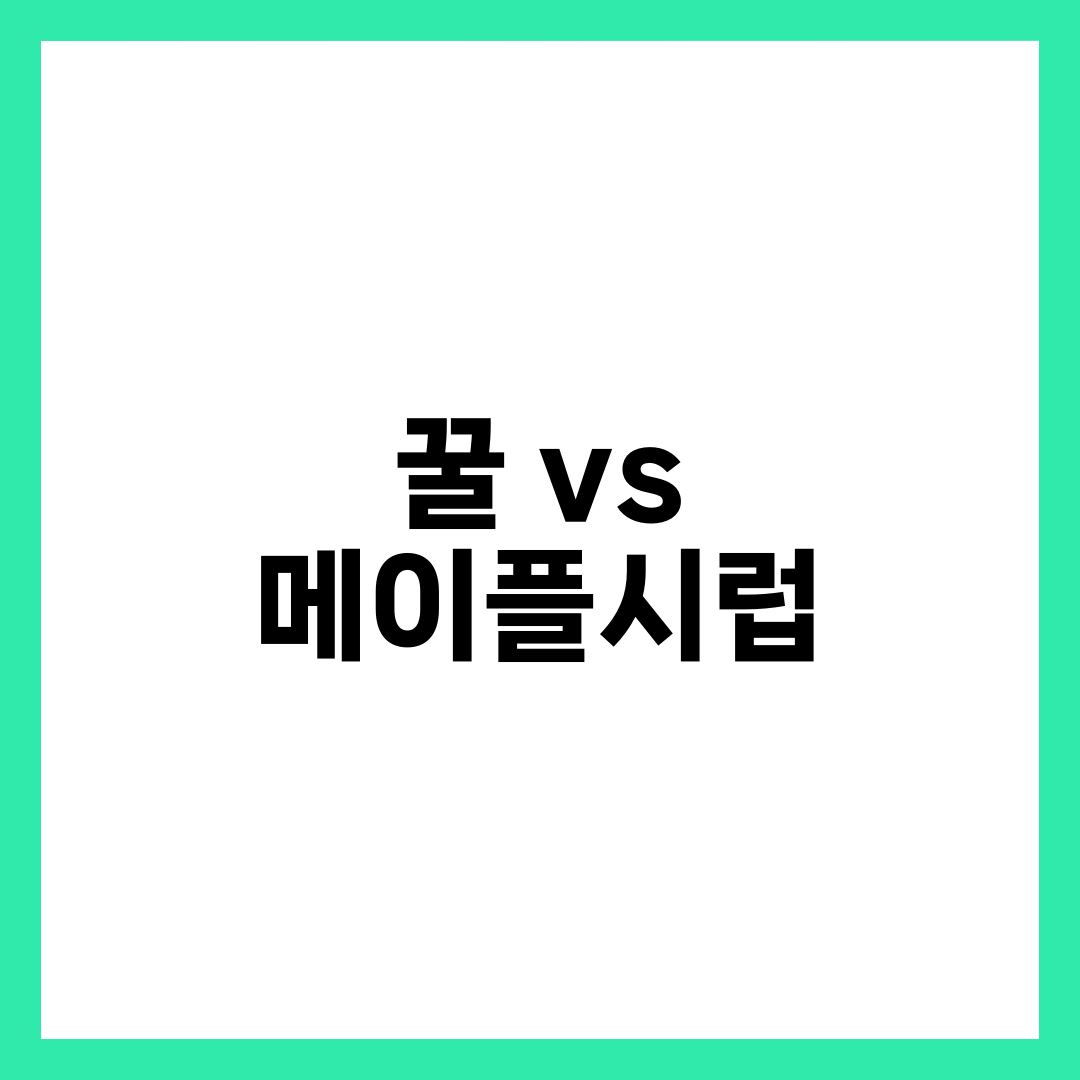 꿀 vs 메이플시럽 차이 비교, 100g 영양·GI·활용법 가이드 1