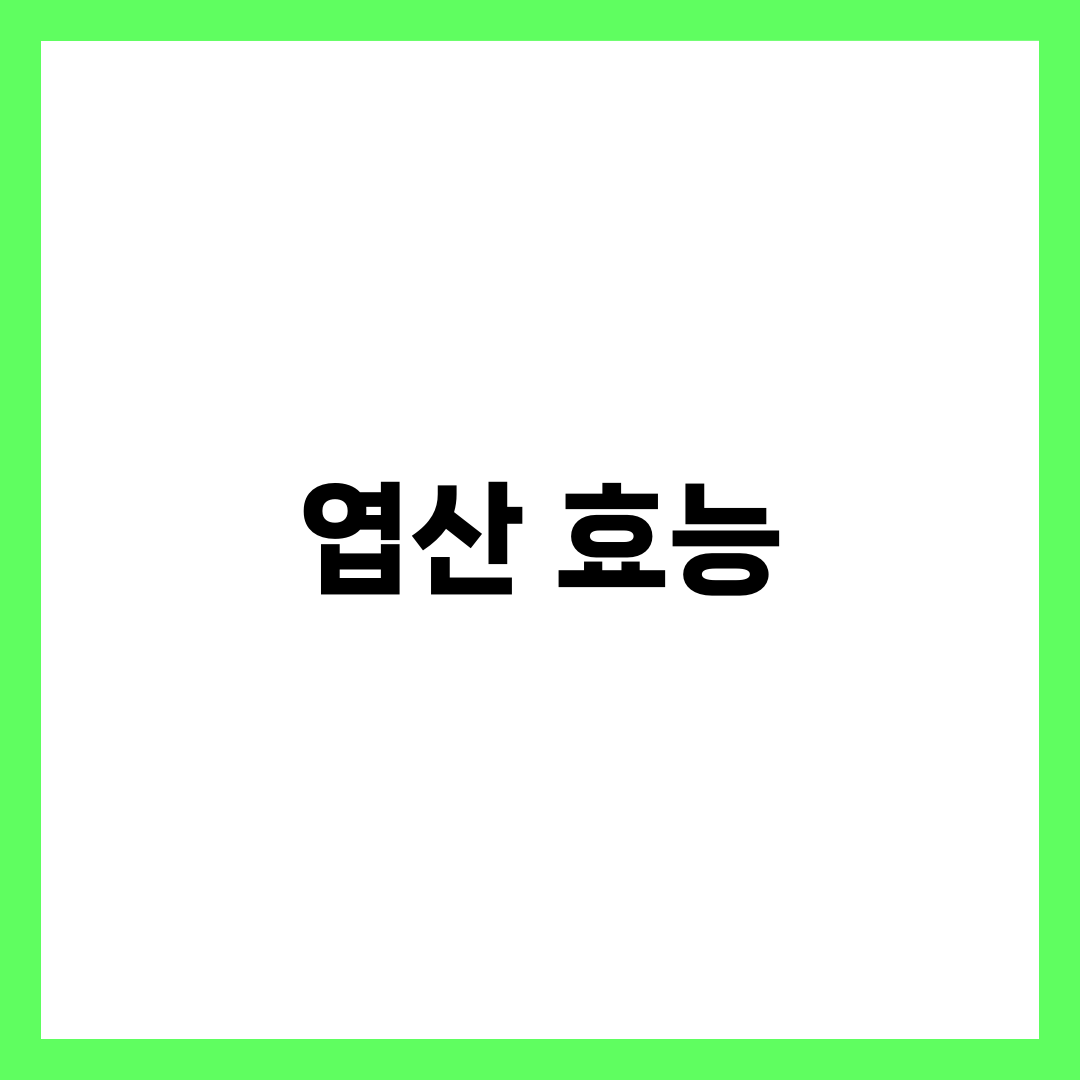 엽산 효능 7가지와 하루 권장량, 임산부·일반 성인 식품·영양제 완벽 가이드 9