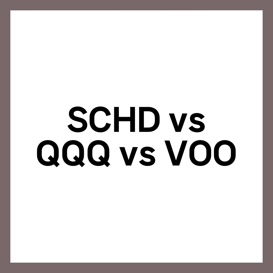 미국 ETF 초보 SCHD QQQ VOO 차이 비교, 어떤 걸 먼저 사야 할까 설명하는 썸네일 이미지