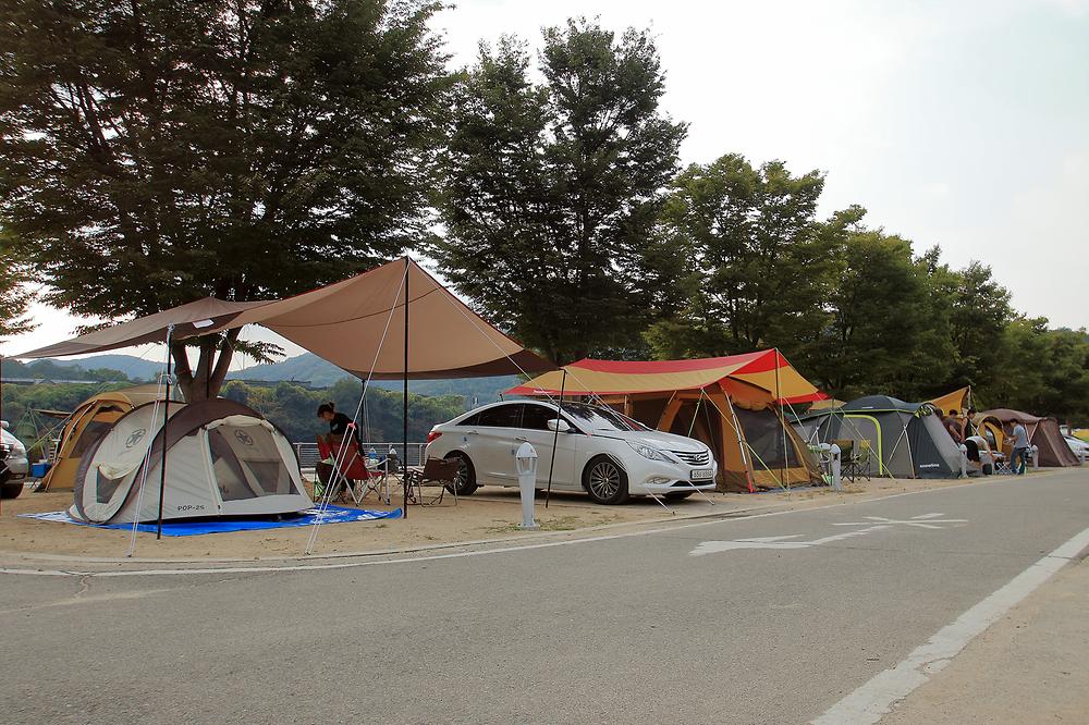연천 한탄강관광지 오토캠핑장 강변 사이트