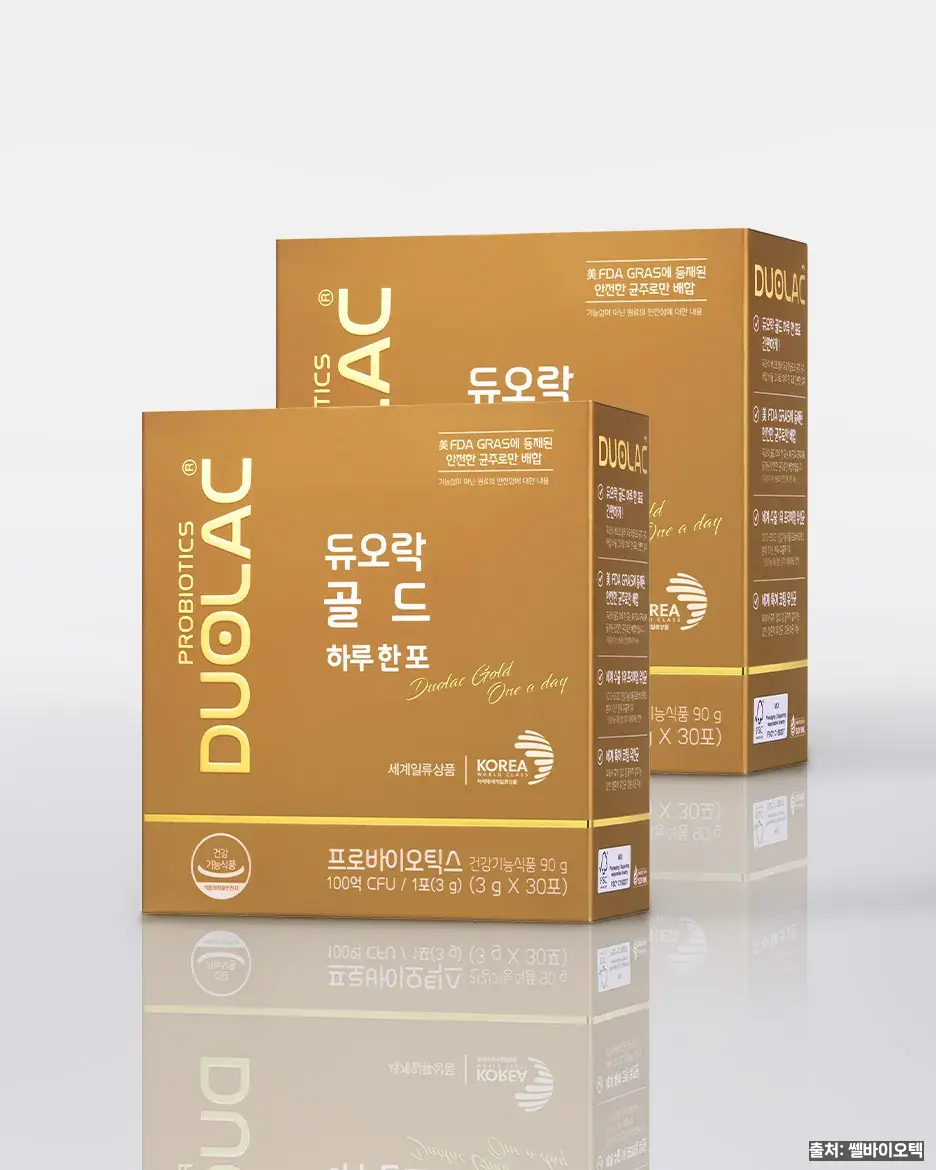 쎌바이오텍 듀오락 골드 하루 한 포 프로바이오틱스