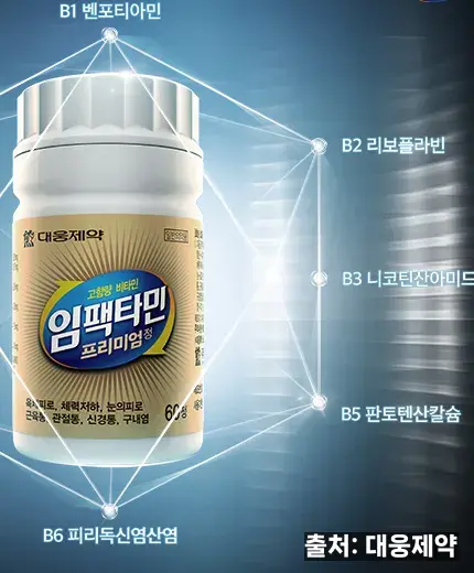 수험생영양제 활성비타민B 임팩타민 제품