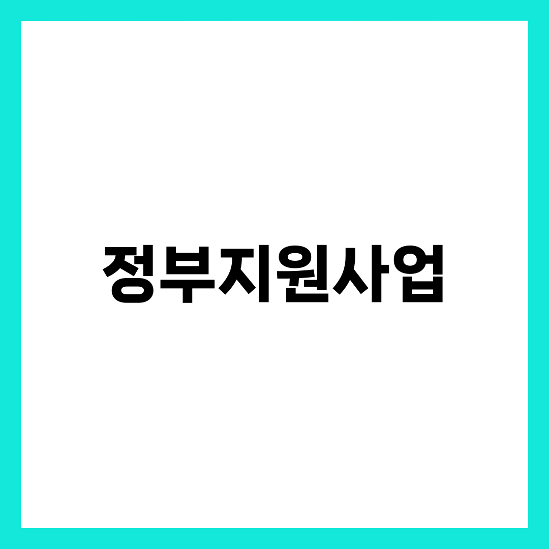 정부지원사업, 받고 나서 모르면 받은 돈 토해낸다 설명하는 썸네일 이미지
