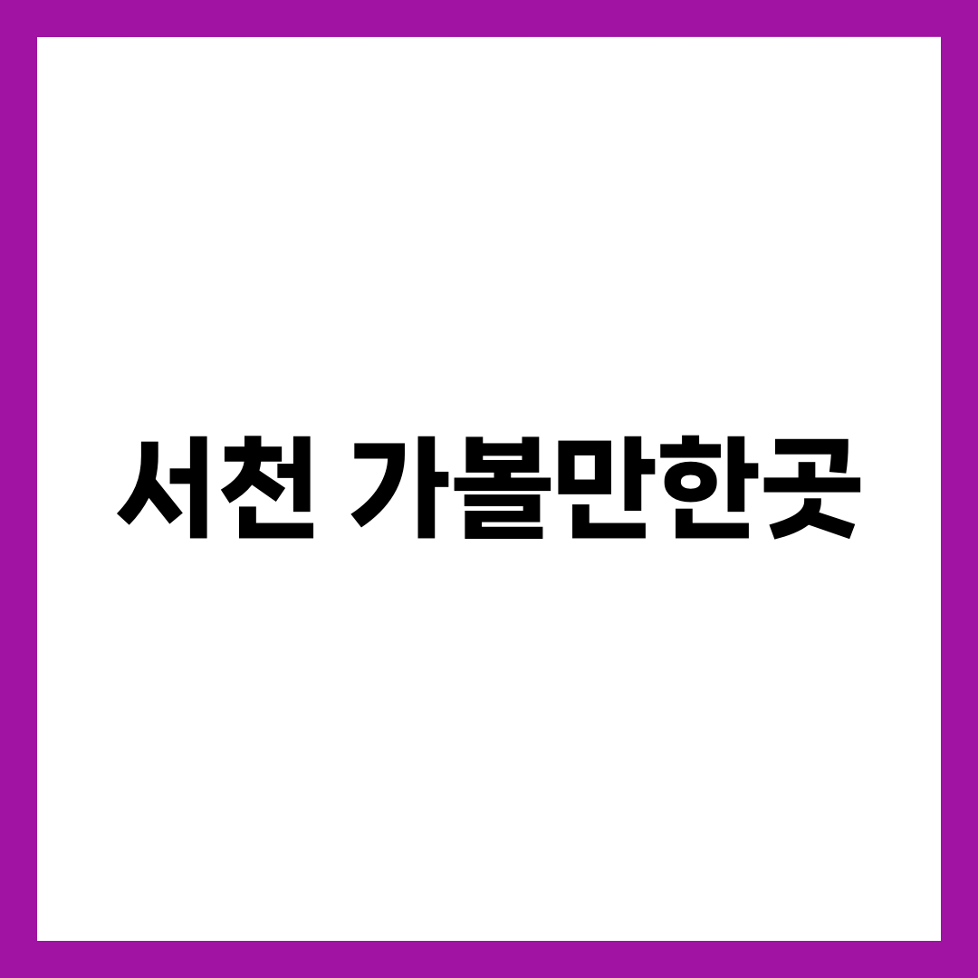 서천 가볼만한곳, 바다 vs 갈대밭으로 하루가 갈리는 이유 설명하는 썸네일 이미지